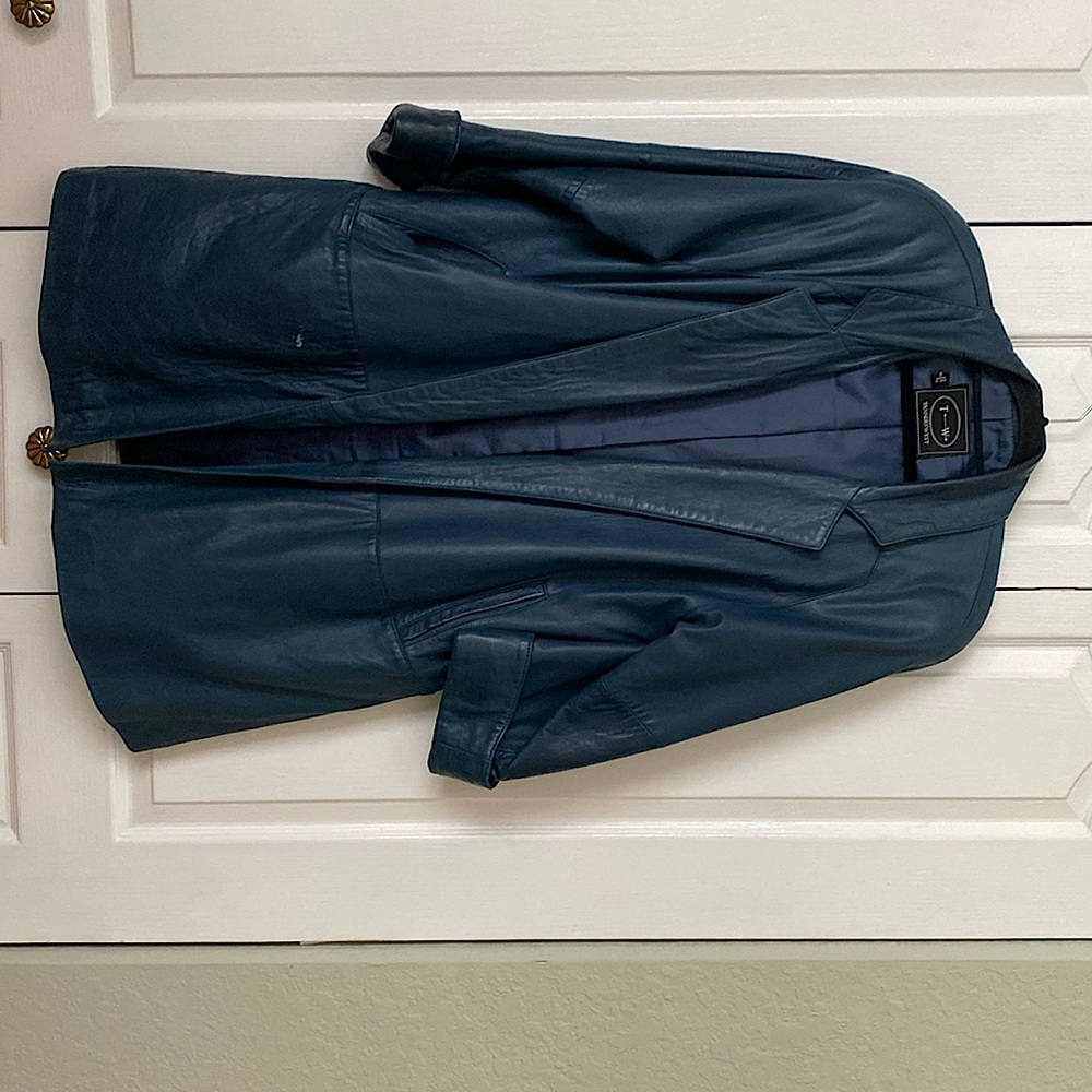 Leather Walking Coat